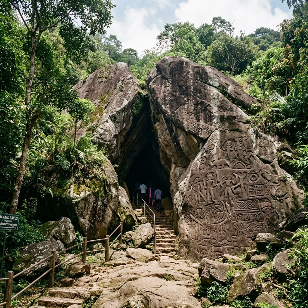 Edakkal Caves - Wayanad taxi destination